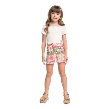 Imagem de Conjunto Blusa Short Estampado Bee Loop-Feminino