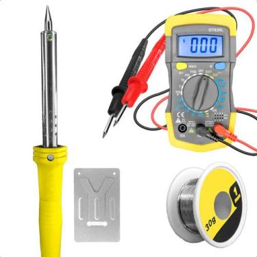 Imagem de Ferro De Solda 60W 127V Estanho 30 Multímetro Alta Precisão - Startool