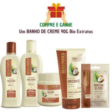 Imagem de Kit Completo 5 Produtos Óleo De Coco Bio Extratus + Presente