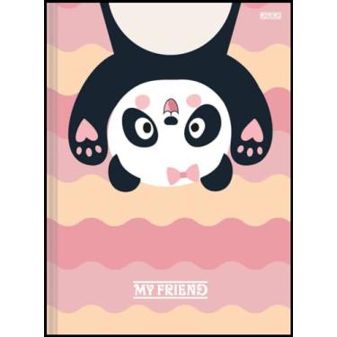 Imagem de Caderno Brochura 1/4 Pequeno, Animativa, Capa Dura, My Friend, 48 Folhas, Pacote com 10