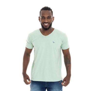 Imagem de Camiseta Masculina Gola V 100% Algodão Yacht Master 110001B-Masculino