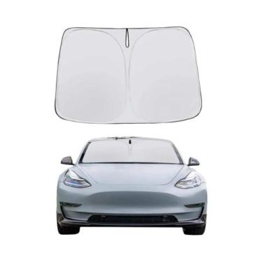 Imagem de Protetor Solar Para Para-brisa Do Carro Tesla Model 3 Y, Protetor De J