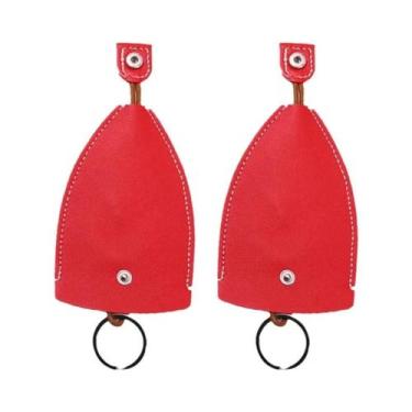 Imagem de Bolsa De Chaves De Couro PU De Grande Capacidade, Caixa De Chaves Retr