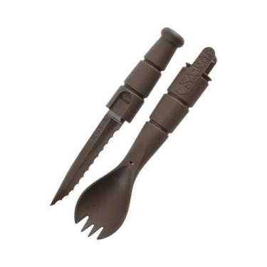 Imagem de Conjunto De Talheres Táticos Mini EDC Multifuncional Para Camping E Ca