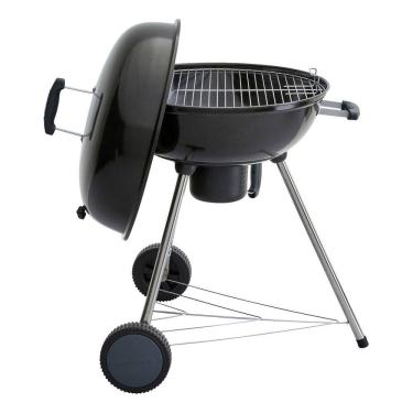 Imagem de Churrasqueira Americana A Bafo Carvao Com Rodas - Big Grill