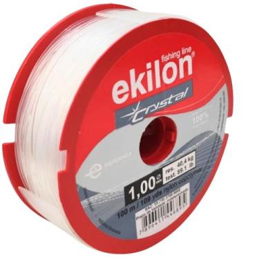 Imagem de Linha de pesca artesanato fio nylon 1mm carretel 100m Ekilon