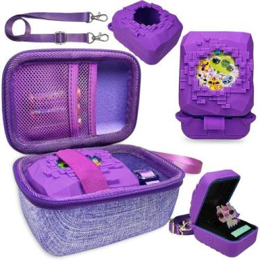 Imagem de Estojo de transporte JCHPINE para Bitzee Magicals Digital Pet Purple