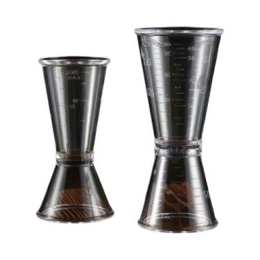 Imagem de Copos Medidores De Plástico De Grau Alimentício Com Duas Pontas, 2 Peç