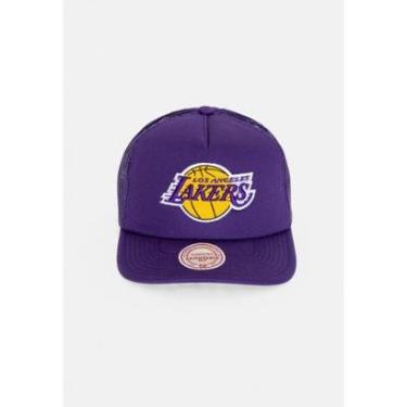 Imagem de Boné Mitchell & Ness NBA Evergreen Trucker Los Angeles Lakers Masculino-Masculino