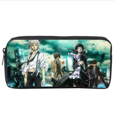 Imagem de Bolsa de lápis Bungos Strays Dogs Nakajimas Atsushis Oxford 22x5x11cm 