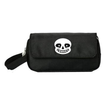 Imagem de Bolsa de lápis Undertales Sans Big Capacity Oxford Waterproof - Yiweis