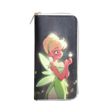 Imagem de Carteira Tinkers Bells Anime Characters Slim Bifold PU em couro PU - Y