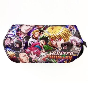 Imagem de Bolsa de lápis Hunters Hunters Kurapica Cartoon Anime PU 21x10,5x7cm -