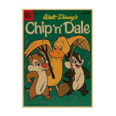 Imagem de Imagem de arte de parede de pôster Anime Art Chips and Dales 30x42cm -