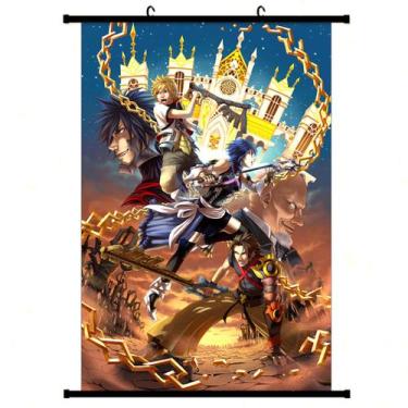 Imagem de Pintura de parede em tela Kingdom Hearts Sora Riku Anime - yiweisai