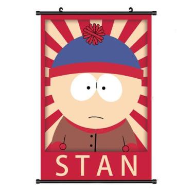 Imagem de Pintura artística de parede em tela South Park Stan Marsh Anime 60x90c