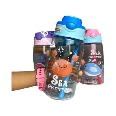 Imagem de Copo De Água De Plástico Fofo Para Crianças, Portátil, Com Bico De Pat
