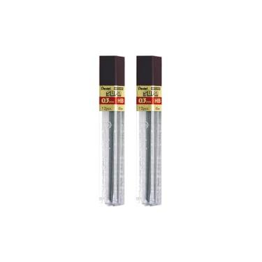 Imagem de Pentel Grafite Hi-Polymer 0.3mm HB com 2 Tubos SM/300-HB