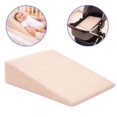 Imagem de Travesseiro Anti Refluxo Bebê Para Berço E Carrinho 30x30cm - Central 