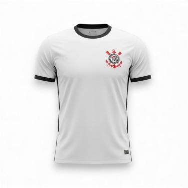Imagem de Camisa Corinthians Recortes Lateral Logo Bordado-Masculino