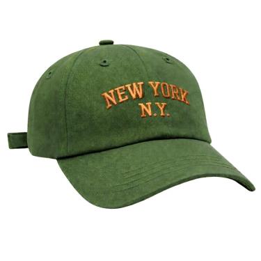 Imagem de Boné Casual com Aba Curva Bordado e Ajuste Traseiro Adulto-Unissex