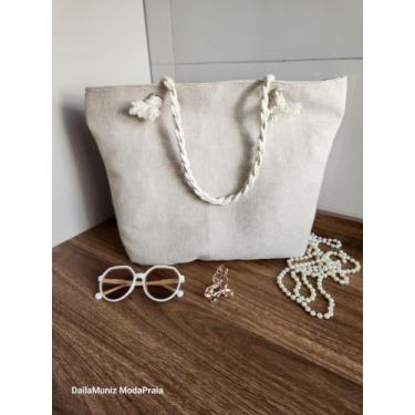 Imagem de Bolsa de Praia Feminina Grande - Tendência Verão - DailaMuniz Moda Pra