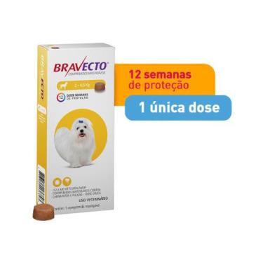 Imagem de Antipulgas e Carrapatos Bravecto MSD para Cães até 4,5 kg