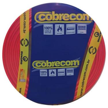 Imagem de Cabo Flexível de Cobre 10mm 750 Volts Vermelho 100 Metros - 379580 - C