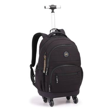 Imagem de Mochila Rodas 360º Juvenil Meninos Escolar Viagem Passeio