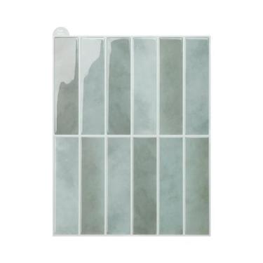 Imagem de Adesivos De Azulejos De Parede 3D Em Resina Impermeáveis, Autoadesivos