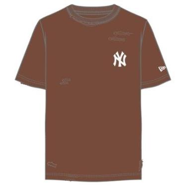 Imagem de CAMISETA NEW ERA OVERSIZE NEW YORK YANKEES MLB MARROM-Masculino