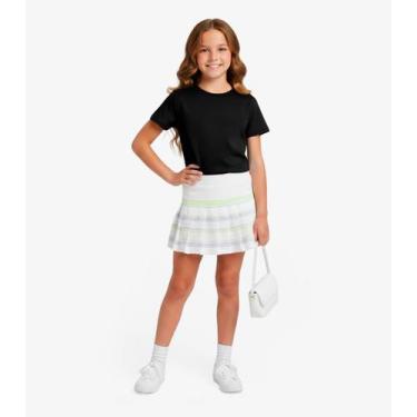Imagem de Blusa Infantil Unissex Manga Curta Lisa Soletex Preto, 6, Preto