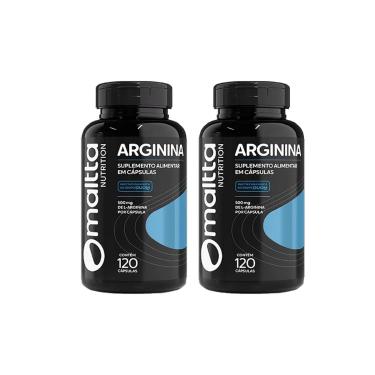 Imagem de Kit 2x Arginina 2x120 cápsulas Maltta-Unissex
