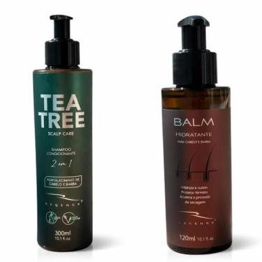 Imagem de Kit Regency Cabelo e Barba, 1 Shampoo Tea Tree mais 1 Balm Hidratante,