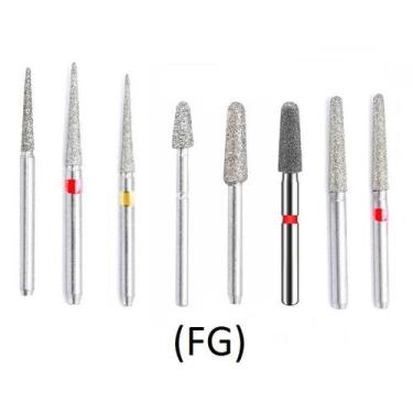 Imagem de Ponta Diamantada Cônica Extremidade Arredondada (FG) Fava, N 2131