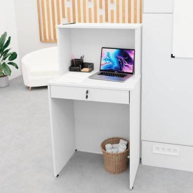Imagem de Balcão Caixa Atendimento Comercial Recepção Consultório 60cm - Netmobi