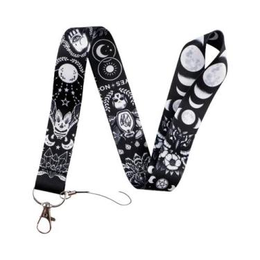 Imagem de Cordão De Pescoço Anime Fases Da Lua E Sol, Chaveiro, Porta-Cartão De 