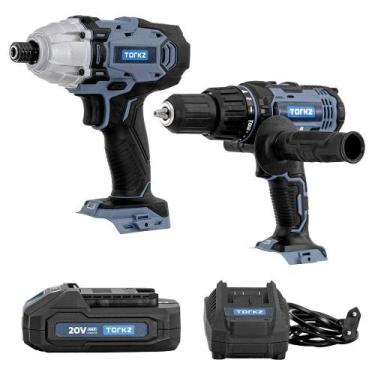 Imagem de Furadeira Parafusadeira TRB0011, Chave de Impacto TRB0001, Carregador 