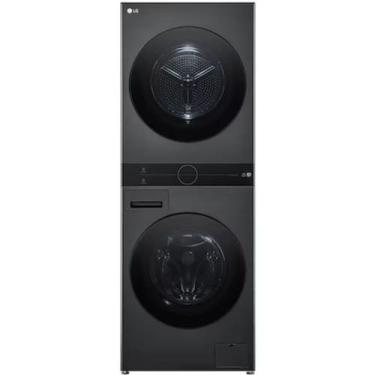 Imagem de Lavadora e Secadora LG Wash Tower 14Kg Preta Inox 110V WK14BS6, 110V