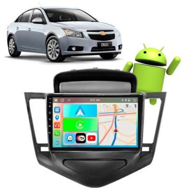 Imagem de Kit Multimídia 9 Polegadas 2GB 32GB Cruze 2011-2016 CarPlay Android - 