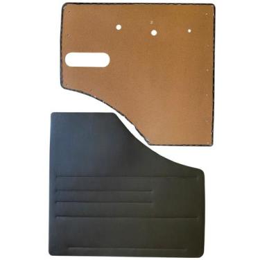 Imagem de Forro Porta Dianteira Preto MBB 69 até 81 PVC - Rona