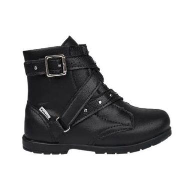 Imagem de Bota Infantil Menina Pampili 141.069 Rubi, Preto, 25