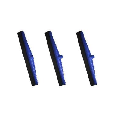 Imagem de Rodo Duplo de Plástico Para Piso De 30Cm Sem Cabo Kit 3 - DSR