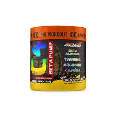 Imagem de Pré Treino C4 Beta Pump 225g  New Millen, Frutas Amarelas