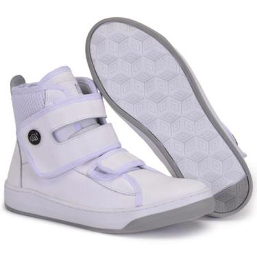 Imagem de Tênis Cano Alto Dgt Fitness Feminino Bota Treino Hardcore, Branco, 38
