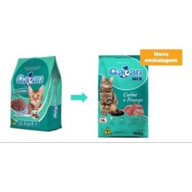 Imagem de racao gatan mix sem corantes 500g