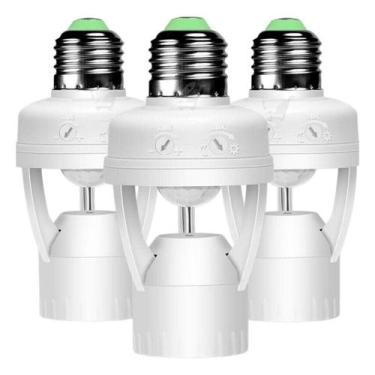 Imagem de KIT Sensor De Presença Com Fotocélula Para Lâmpada Soquete Kit:3PCS - 