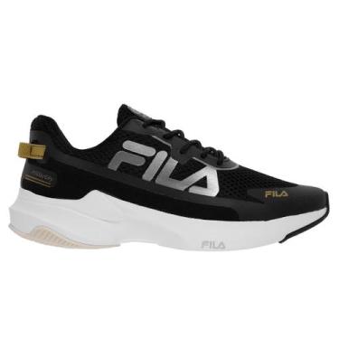 Imagem de Tênis Esportivo Corrida Feminino Fila Recovery 1400824 Preto, Preto, 3