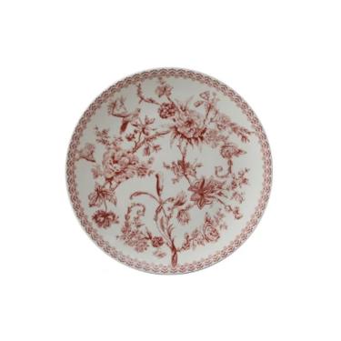Imagem de Conjunto de Pratos de Sobremesa Hortênsia 4 Peças New Bone China Estilo Delicado para Uso Diário Floral L'Hermitage