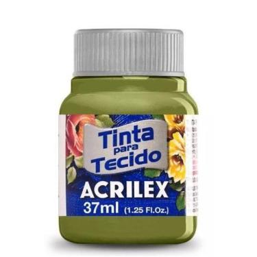 Imagem de Tinta De Tecido 37ml Acrilex Verde Pistache 570 Tinta De Tecido 37ml A